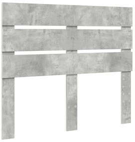 vidaXL Κεφαλάρι Σκυρόδεμα Γκρι 135 cm Επεξεργασμένο ξύλο