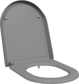 vidaXL Λεκάνη Γκρι 49 x 36 x 4 εκ Δυροπλάστ