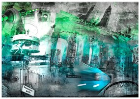 Φωτοταπετσαρία - Berlin - collage (green) 250x175