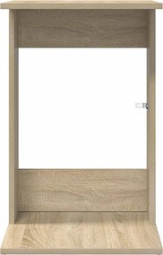 vidaXL Τραπεζάκι Πλευράς Δρύς Sonoma 40 x 38 x 62,5 εκ
