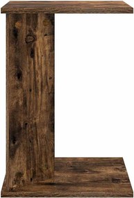 vidaXL End Table Καπνιστό Δρύς 35 x 25 x 50 εκ Επεξεργασμένο Ξύλο