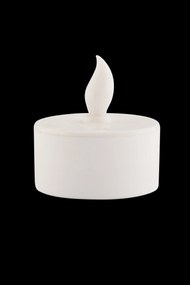 Stewehome Μπαταρίας led ρεσώ κερί Λευκό 3x3 cm