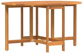 vidaXL Στρώμα Πτυσσόμενο Κήπου 110x60x72 εκ. από Μασίφ Ξύλο Ακακίας Ωοειδές