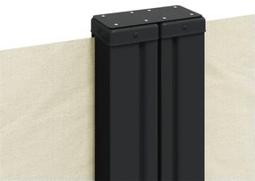 vidaXL Σκίαστρο Πλαϊνό Συρόμενο Κρεμ 220 x 1000 εκ.
