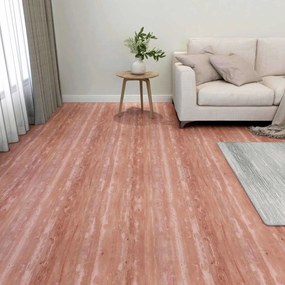 vidaXL Πλάκες Δαπέδου Κόκκινο 5,11 τ.μ. 55 τεμ. PVC