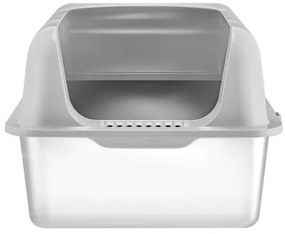VEVOR 6 in Deep Cat Litter Box Odor-Free Litter Box with Filtering Foot Board