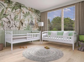 IGNAŚ 90x190 grey bunk bed Lano Furniture