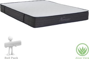Στρώμα Nemesis pakoworld pocket spring roll pack διπλής όψης aloe vera 20-22cm 160x200εκ