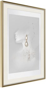 Αφίσα - Jewelry is the Best Gift - 20x30 - Χρυσό - Με πασπαρτού