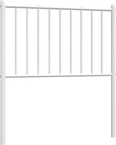 vidaXL Ανταλλακτικό κεφαλάρι Λευκό 75 εκ. Μεταλλικό