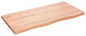 vidaXL Επιφ Τραπεζιού Αν Καφέ 100x50x(2-4)εκ. Επεξ. Μασίφ Ξύλο Δρυός