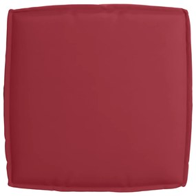 vidaXL Σετ Μαξιλαριών Παλέτας 2 Τεμαχίων Wine Red Oxford Fabric