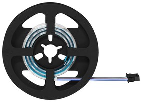 vidaXL Λωρίδα LED 2 pcs Μαύρο και Διαφανές 400 mm Χαλκός και Πλαστικό