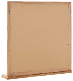 vidaXL Καθρέφτης Μπάνιου 60 x 12 x 62 εκ. από Μασίφ Ξύλο Καρυδιάς
