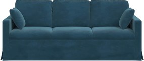 vidaXL Καναπές Μπλε 198 x 78 x 80 εκ Βελούδο