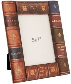 Κορνίζα Στιλ Βιβλίο 88745 25x20x1,5cm Multi PU Leather