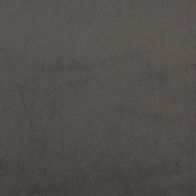 Πλαίσιο Κρεβατιού Σκούρο Γκρι 140 x 190 εκ. Βελούδινο - Γκρι