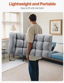 VEVOR Floor Chair with Back Support Folding Sofa Chair 14 Adjustable Positions