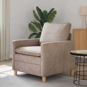 vidaXL Καναπές Μπεζ 76 x 81 x 87,5 εκ Πολυεστέρας