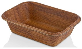 Καλάθι Ψωμιού 10141 25,5x8,5x6,5cm Brown Evelin Polystyrene