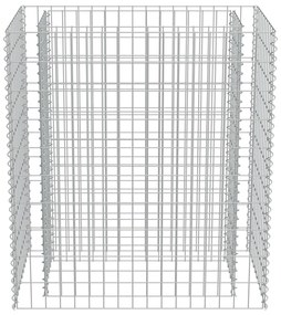 vidaXL Συρματοκιβώτιο-Γλάστρα Υπερυψωμένη 90x50x100 εκ. Γαλβ. Χάλυβας