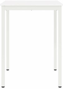 vidaXL Τραπέζι μπαρ Λευκό 110 x 55 x 105 εκ. Στερεά ξυλεία πεύκου