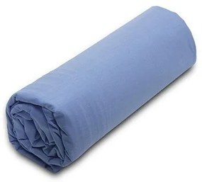 Κατωσέντονο Menta με λάστιχο 17 Blue Μονό (100x200+20)