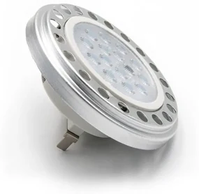Λάμπα LED Αλουμινίου AR111 15W Ντιμαριζόμενο 12VAC/DC 24° Λευκό 13-111241519 Lumen 13-111241519