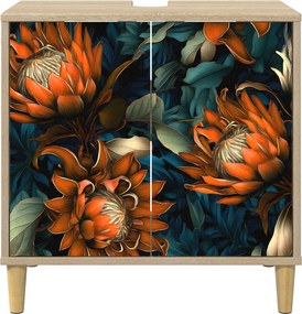 vidaXL Ντουλάπι Μπάνιου LOCHEM Sonoma 60 x 40 x 60 εκ