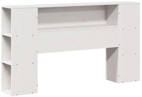vidaXL Κρεβάτι Βιβλιοθήκη Χωρίς Στρώμα 120x200 εκ Μασίφ Ξύλο Πεύκο