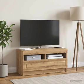 vidaXL Ντουλάπα LED Τηλεόρασης Artisan Δρυς Επεξεργασμένο Ξύλο