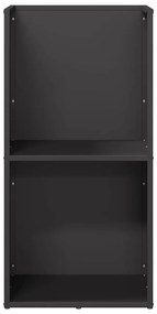 vidaXL Ράφι Καυσόξυλων Μαύρο 40x30x80 εκ. Χάλυβας ψυχρής έλασης