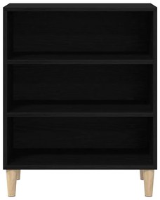 vidaXL Πλαϊνό γραφείο Μαύρη δρυς 57 x 35 x 70 εκ Επεξεργασμένο ξύλο