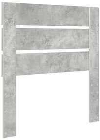 vidaXL Κεφαλάρι Σκυρόδεμα Γκρι 75 cm Επεξεργασμένο ξύλο