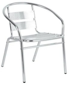 Πολυθρόνα Αλουμινίου Titan Ασημί 54x56x74cm - 14450047 - 14450047