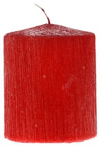 Iliadis Διακοσμητικό Κερί Παραφίνης Κύλινδρος Κόκκινο 6x8cm 56952