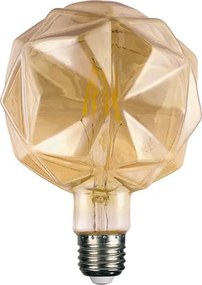 Λαμπτήρας LED Filament E27 Lilac 6W 2700K Dimmable Amber