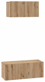 vidaXL Σετ επίπλου τηλεόρασης 2 pcs artisan δρυς 80 x 30 x 30 εκ