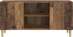 VidaXL Ντουλάπι TV 102 x 34,5 x 50 εκ. Παλαιωμένο ξύλο