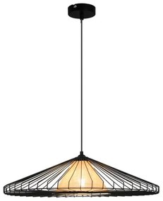 Κρεμαστό Φωτιστικό Οροφής 1xE27 Μαύρο Boho Mona 4306600 Viokef 4306600 Μαύρο