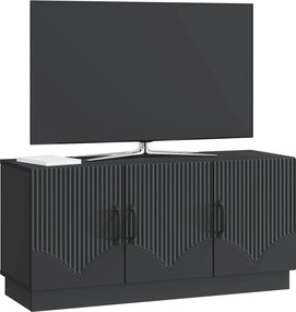 vidaXL Ντουλάπι TV Μαύρο 99 x 34,5 x 47 εκ Επεξεργασμένο Ξύλο