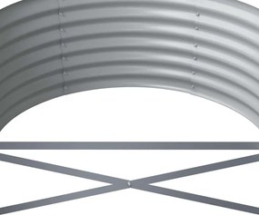 vidaXL Ζαρντινιέρα Ανθρακί 296x80x36 εκ Γαλβανισμένος χάλυβας