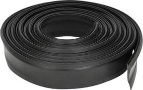 vidaXL Σφράγιση Πόρτας Γκαράζ Μαύρο 52 x 2 mm 3 μ PVC