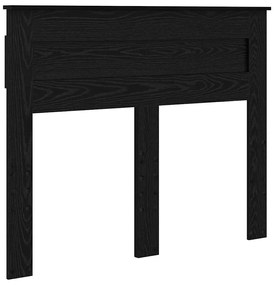 vidaXL Κεφαλάρι Μαύρη Οξυά 120 cm Επεξεργασμένο ξύλο