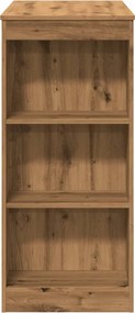 vidaXL Τραπέζι Μπαρ με Ράγες Δρυς 95x47x103,5 εκ. Επεξεργ. Ξύλο