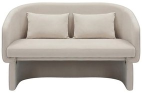 Καναπές διθέσιος Playmob ύφασμα σε μπεζ απόχρωση 65x128x79εκ 128x65x79 εκ.