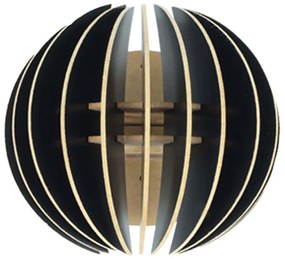 Φωτιστικό Τοίχου - Απλίκα 390FLH2117 19,5x16,5x19,5cm E27 40W Black Opviq