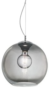 Κρεμαστό Φωτιστικό Οροφής 1xE27 Φιμέ Φ20cm Nemo 250311 Ideal Lux 250311
