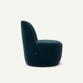 Πολυθρόνα από βελούδο, Rosebury, σχεδίασης E.Gallina