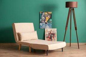 1-Seat Sofa-Bed Folde Single - Cream Cream